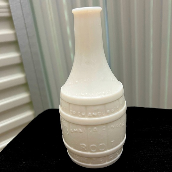 milk glass bottle Root Bitters Vintage - Picture 2 of 7